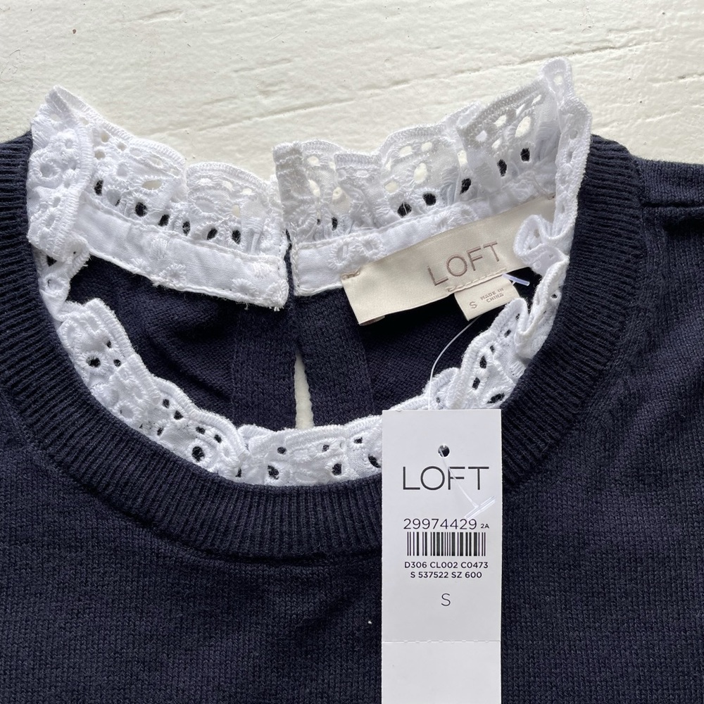 Loft eyelet sweater tank. - Picture 8 of 14